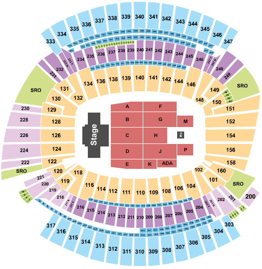 Paycor Stadium Billy Joel Seating Chart